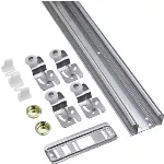Riel para puerta corrediza 96" galvanizado National Hardware N343-145