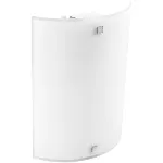 Lampara de pared E27 15W 100-240V cristal opalino Gaunt Tecnolite 60TL1011MVCO