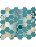 Mosaico Sixties Turquoise 32 x 29 cm Togama