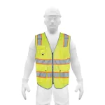 Chaleco de seguridad reflectivo verde de alta visibilidad Truper CHS-900V-L / 102444 (talla L)