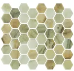 Mosaico hexagonal mate Moca 32 x 29 cm Togama