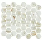 Mosaico hexagonal mate Roma 32 x 29 cm Togama
