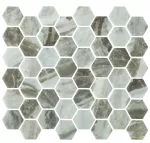 Mosaico hexagonal mate Leno 32 x 29 cm Togama