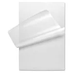 Micas para plastificar tamaño oficio (requiere laminadora termica) (100 por paquete)