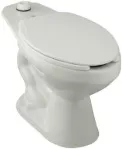 Inodoro elongado para fluxometro 200 gramos blanco Quantum Franz Viegener E151-BL
