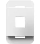 Soporte de conectividad 1 modulo blanco Adorne Legrand AC1PFW1