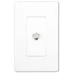 Conector para TV coaxial blanco Eagle UL2162-W