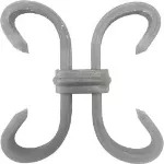 Roseta de presion 95 x 95 mm (12 x 6 mm) hierro forjado decorativo para rejas 37/3