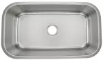 Fregadero de submontar 1 tanque satinado 76 x 45 x 22 cm Prime US319+S03