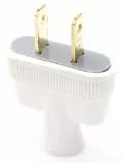 Enchufe plano 15A 110V blanco Eagle 1140-W