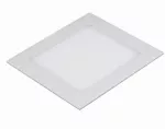 Lampara empotrada cuadrada LED 6W 6400K luz dia 12 x 12 cm