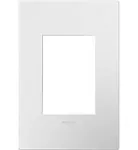 Placa 3 modulos rectangular Adorne blanca Legrand AWP1G3WH4
