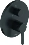 Mezclador para ducha monomando con desviador negro mate C.1 Duravit C14210012046 (NO incluye cuerpo interno)
