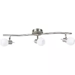 Lampara spot dirigible 3 luces G9 18W 110V satinado Balen I Tecnolite 180LVR7403VS