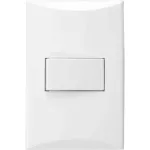 Interruptor sencillo 15A 110V blanco Plata Eagle 1000-W