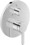 Mezclador para ducha monomando con desviador cromo C.1 Duravit C14210012010 (NO incluye cuerpo interno)