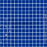 Vitroceramica brillante Azul Fuerte 2.5 x 2.5 cm Togama
