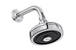 Cabeza de ducha redonda 124 mm con brazo de pared cromo Acqua Plus Deca 1990.C.STD