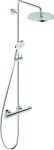Columna de ducha 230 con termostato cromo C.1 Duravit C14280008010