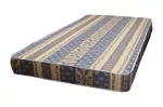 Colchon economico individual forro de tela estampada diversos colores 100 x 190 x 10 cm