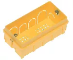 Caja de empotrar 4M color amarilla Bticino 504E