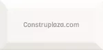 Ceramica brillante Blanco Subway Tile 10 x 20 cm sin rectificar biselado Mainzu