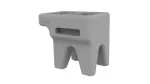 Pila de plastico gris (tanque derecho batea izquierda) 1 metro Sensi 21-001015
