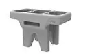 Pila doble batea gris Oasis 21-002015