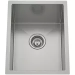 Fregadero de submontar bar 1 tanque satinado 38 x 50 x 25 cm Prime HBB1520+S05