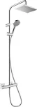 Columna de ducha 230 1jet con termostato cromo Vernis Shape Hansgrohe 26286000