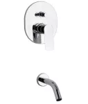 Mezclador para ducha monomando con lavapie cromo Coty Franz Viegener Z106/D9.0-CR