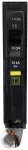 Breaker de enchufar 1 polo 15A 120/240V UL con falla a tierra Square D QO115GFI
