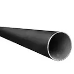 Tubo industrial hierro negro redondo 5/8" (15 x 0.95 mm) 6 metros (calibre cafe)