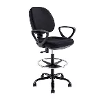 Silla para cajero con brazos negro DC-88
