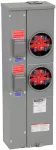 Base para 2 medidores fijos MP 125A 120-240V NEMA 3R Square D MP22125