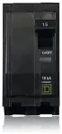 Breaker de enchufar 2 polos 15A 120/240V UL Square D QO215