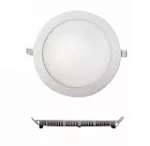 Lampara empotrada redonda LED 9W 3000K luz calida 14.5 de diametro