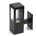 Lampara para exterior de pared E27 60W 100-240V IP43 (210 x 75 mm) negro Garten Blumenau 14101100-16