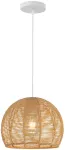 Lampara colgante E27 60W 100-240V (300 x 1196 mm) cuerda de papel ocre Malasia Blumenau 86551093