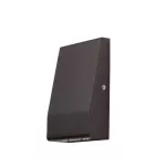 Lampara para exterior de pared LED 3W 100-240V 3000K IP65 (80 x 60 mm) marron Hesse Blumenau 17200103-12