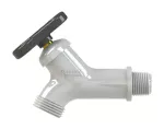 Llave de chorro premium para jardin de 12 mm (1/2") x 45 PVC