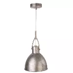 Lampara colgante E27 20W 100-240V plata La Romana Tecnolite CTL-8212/PL