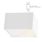 Lampara de pared LED 5.5W 100-240V 3000K (100 x 60 mm) blanco Fuyu Tecnolite TLLED-401/5.5W/30B