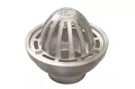 Granada pequeña de aluminio salida de 50 mm (2") rosca externa Carmiol CI 200-50-RE-A