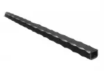 Tubo martillado 30 x 30 mm (2.5 mm) hierro forjado decorativo para rejas 118/E/3
