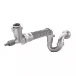 Sifon para lavatorio / fregadero flexible 31 y 38 mm (1-1/4" y 1-1/2") plastico Coflex TF-100