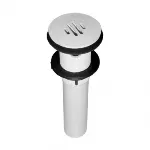 Desagüe para lavatorio 32 x 175 mm (1-1/4" x 7") plástico con rejilla blanco Coflex PH-208