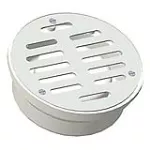 Drenaje redondo universal con rejilla de acero inoxidable salida de 50 - 75 - 100 mm (2" - 3" - 4") Coflex PC-102