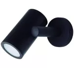 Lampara para exterior de pared GU10 60W 100-240V IP54 (155 x 85 mm) negro mate Guben Blumenau 35100410-16