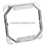 Aro de repello con relieve 2 Gang 4" x 4" UL